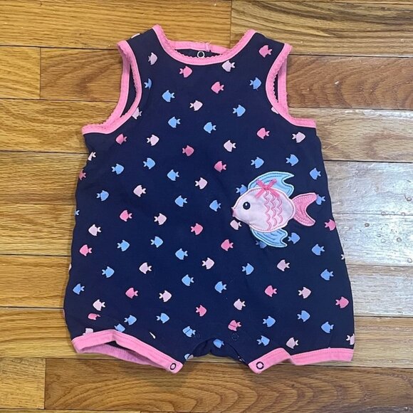 Girls 9 Month Romper 6-Piece Lot - Picture 4 of 13